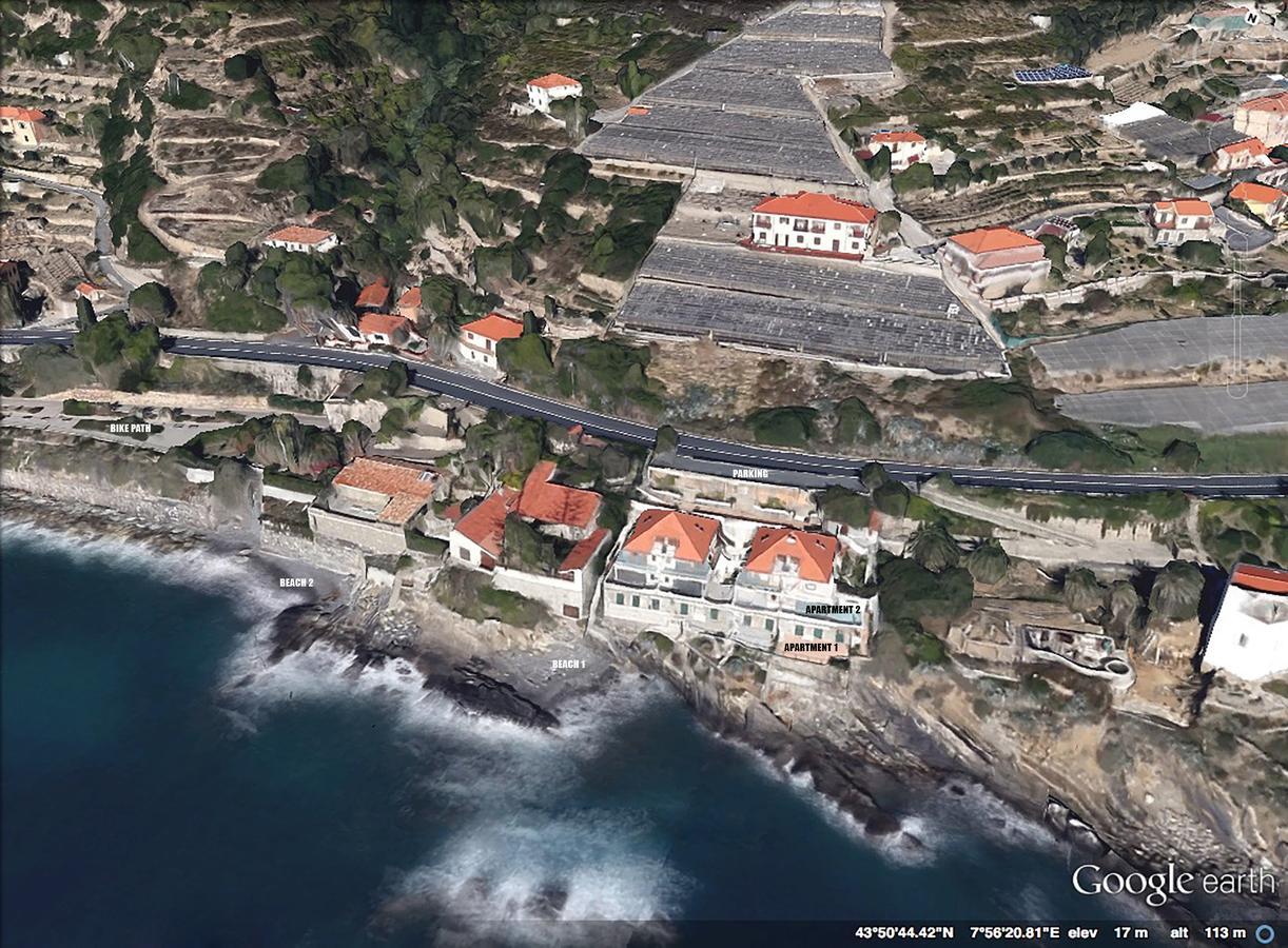 Seaside Holiday Apartment - Unique Location Cipressa 外观 照片